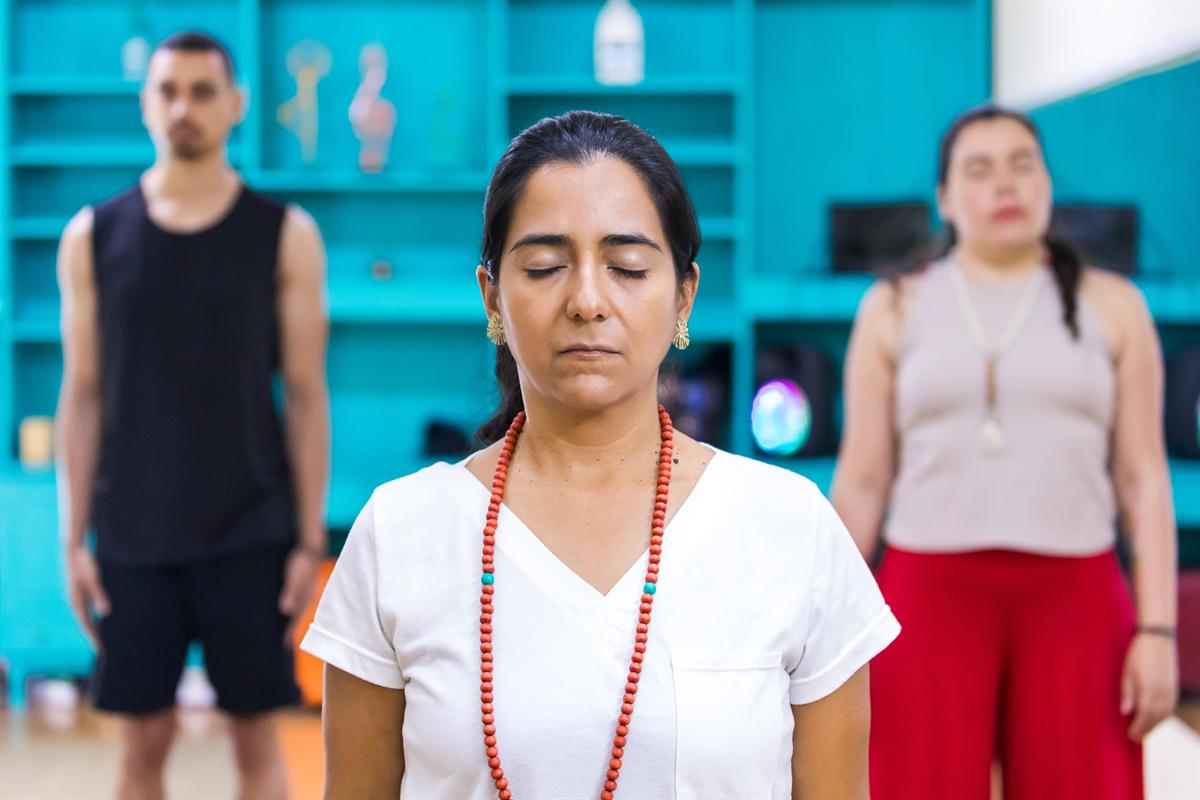 Minimalist purple flower detail on white background